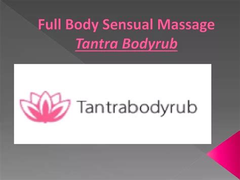 Full Body Sensual Massage Sexual massage Schoenheide
